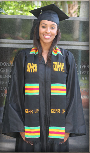 JM7-GEAR UP Kente Stole JM7-GEAR UP Kente Stole